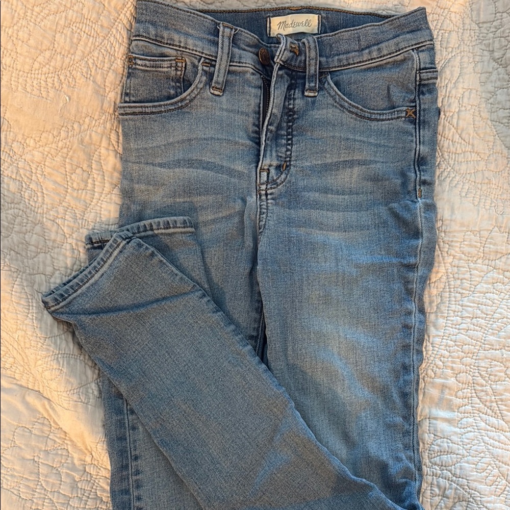 Madewell Blue Skinny Jeans